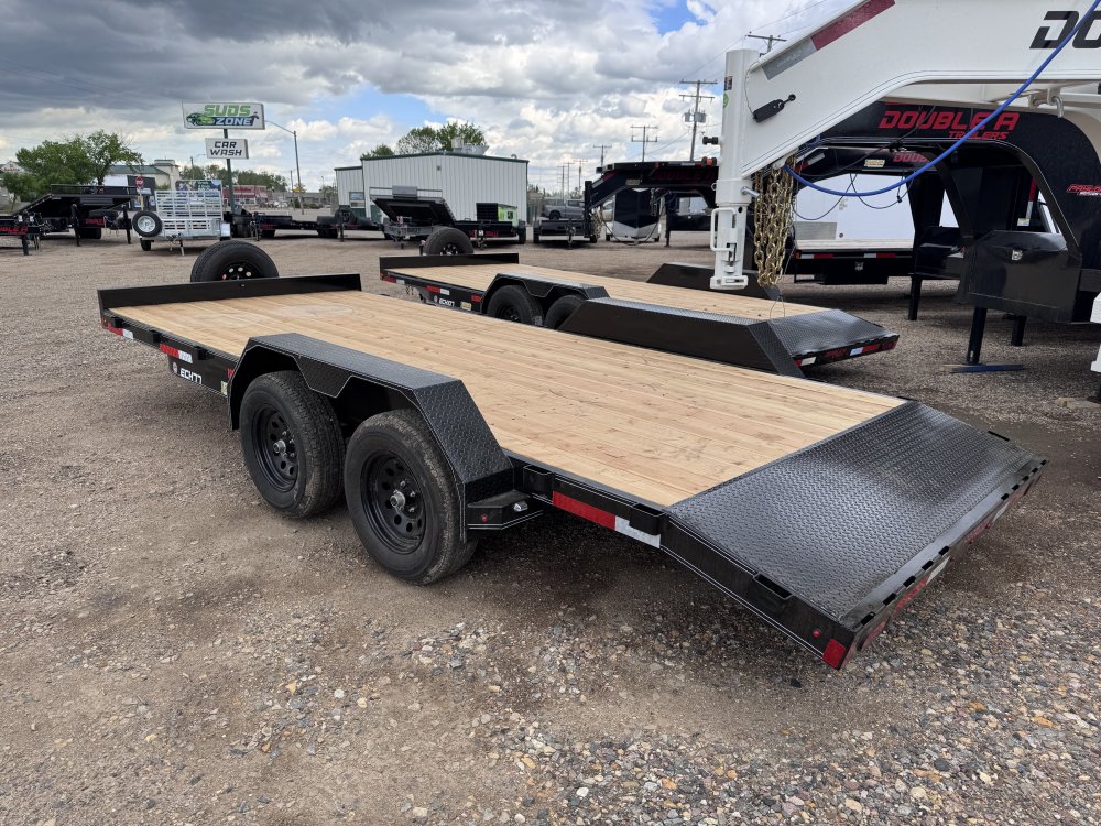 2027 Double A ECH77-18 - 83" x 18 car hauler trailer