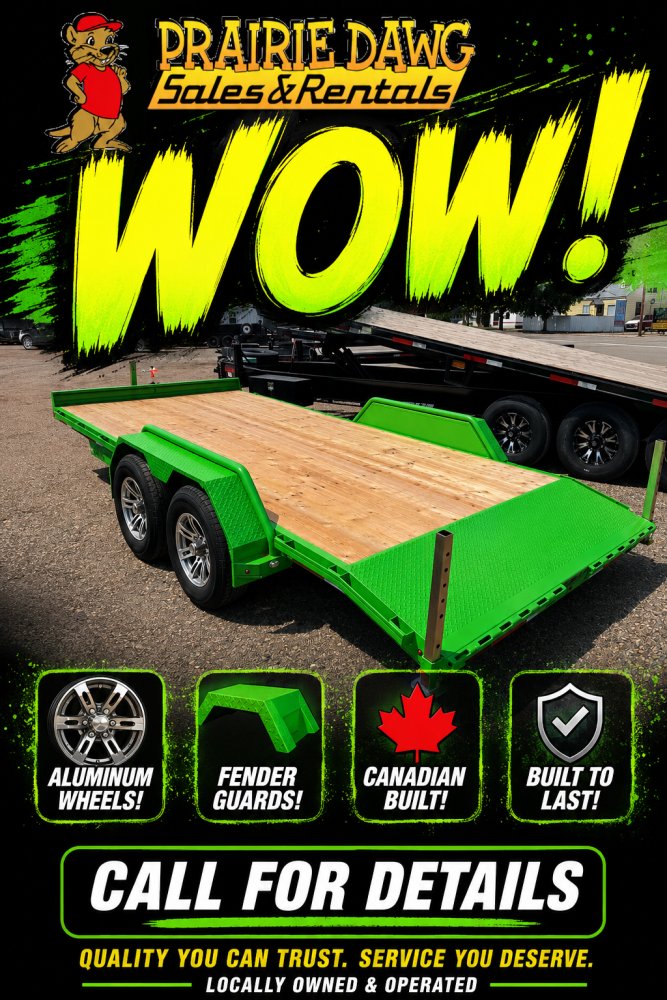2027 Double A CH107-20 - 83" x 20' Car hauler trailer