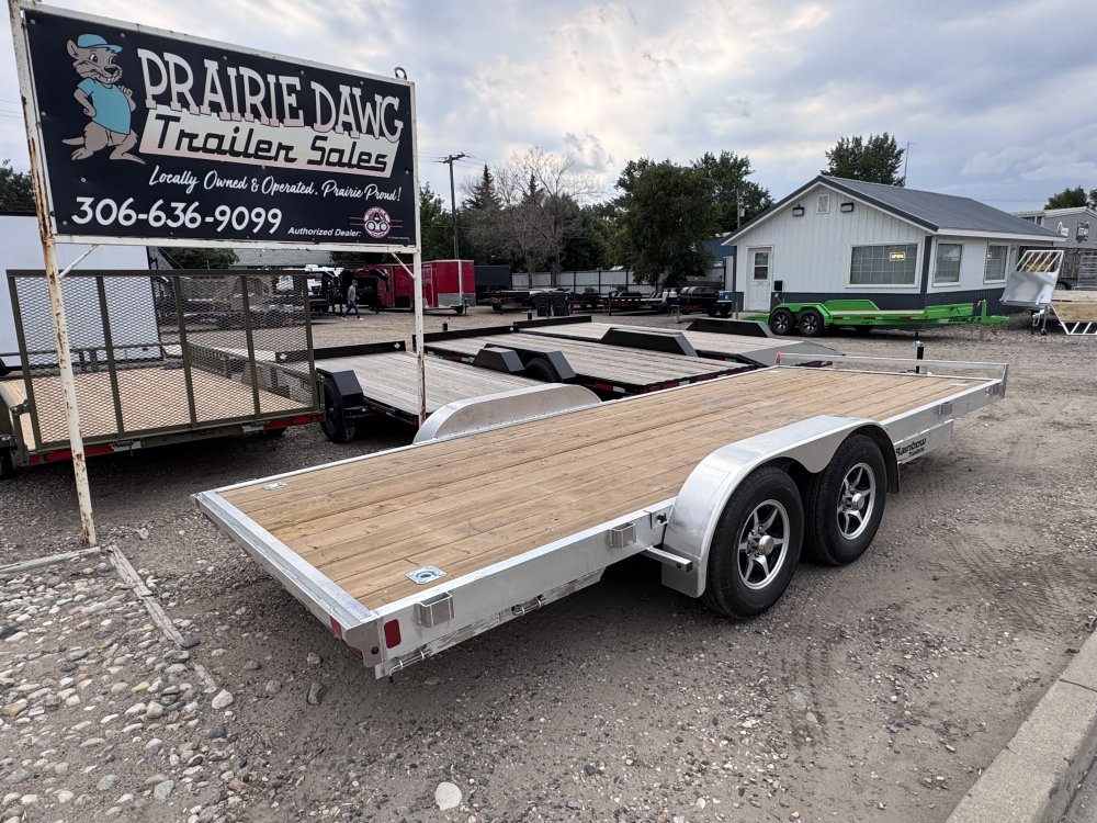 2027 Rainbow Trailer aluminum Car Hauler 82" x 18'