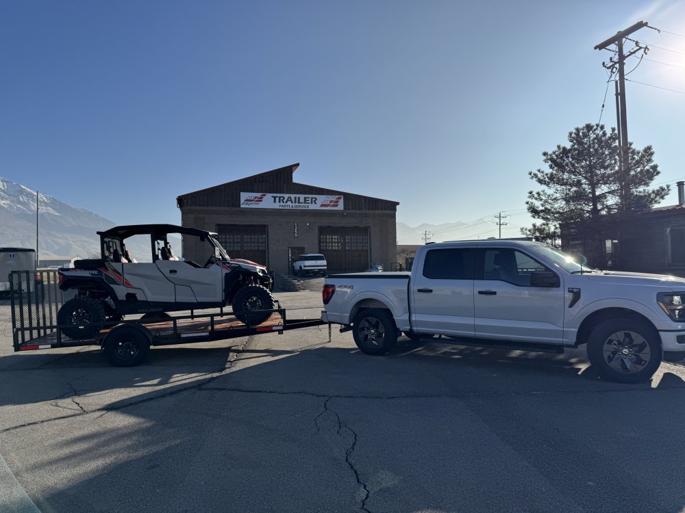 Quadrax 7X14 Rear Load Utility Trailer 3,500 GVWR