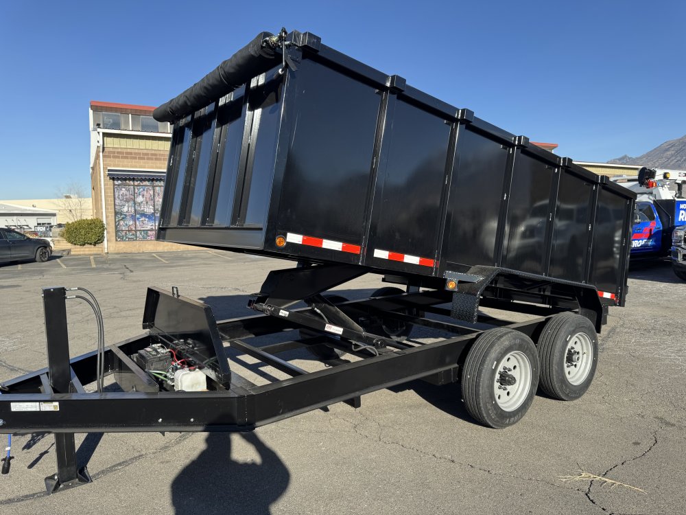 Quadrax 7X14 Dump Trailer 14.000 GVWR