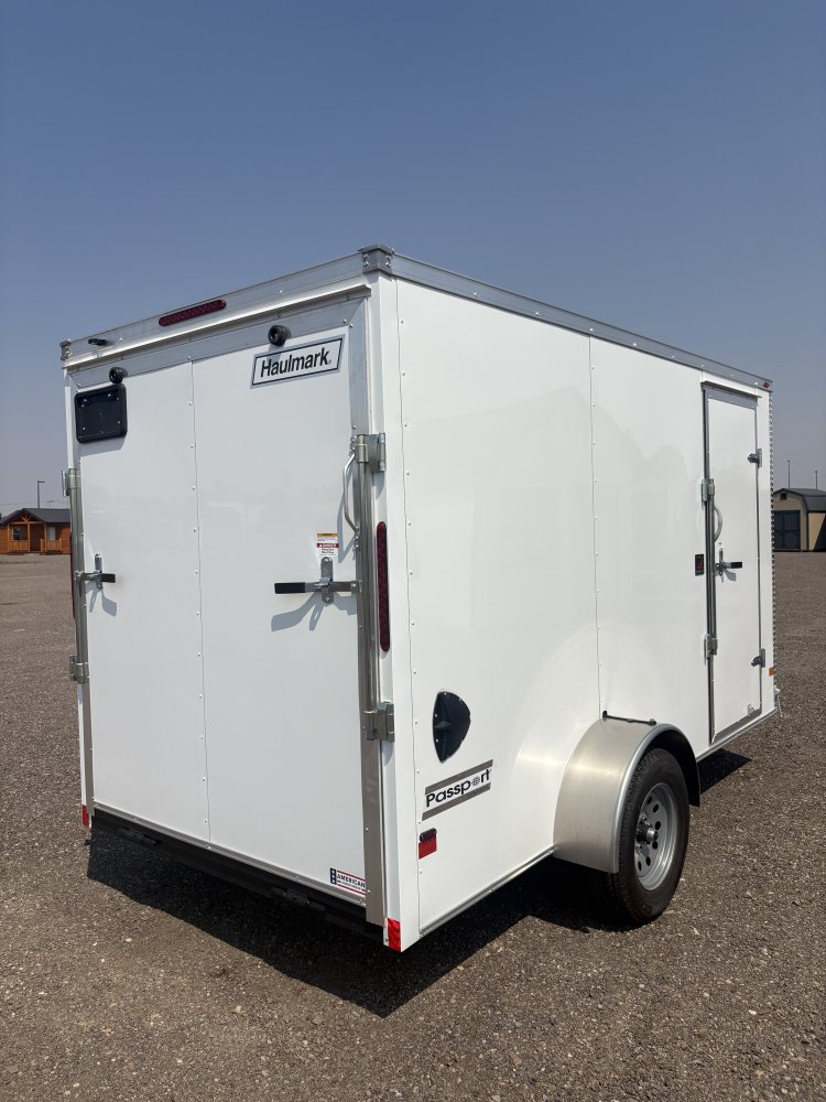 Haulmark 6'X12' 3K cargo trailer, ST205/75R15 Radial tires, spare tire