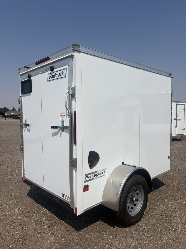 Haulmark 5'X8' 3K cargo trailer, ST205/75R15 Radial tires, spare tire