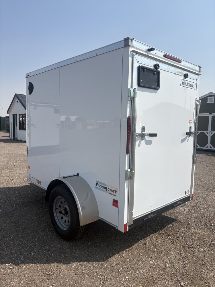 Haulmark 5'X8' 3K cargo trailer, ST205/75R15 Radial tires, spare tire
