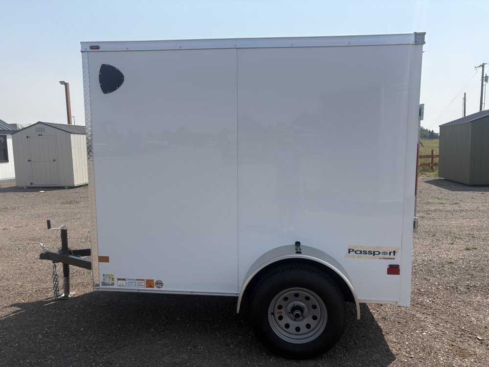 Haulmark 5'X8' 3K cargo trailer, ST205/75R15 Radial tires, spare tire