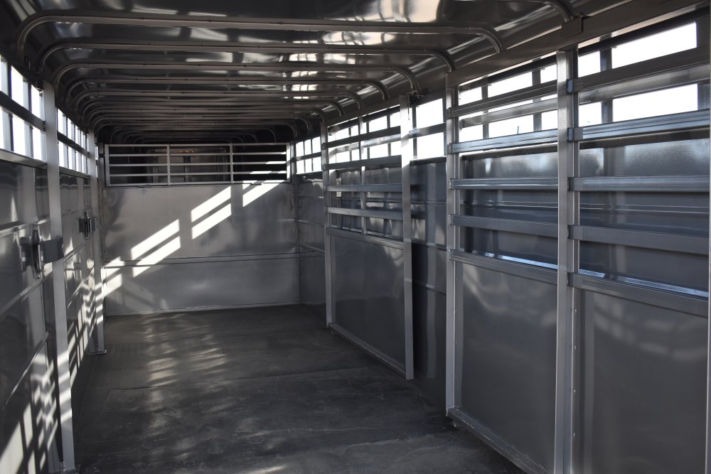 S&S 6'X8" X 24' 14K Gooseneck stock trailer, 14 ply tires, LED lights