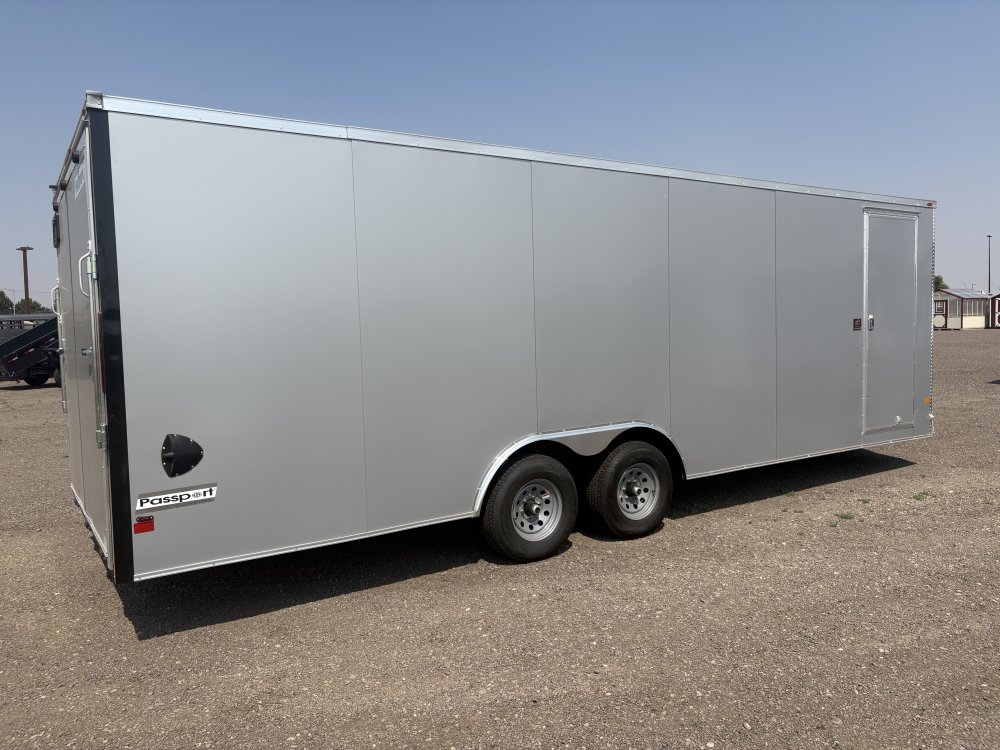Haulmark 8.5 X 24' 10K cargo trailer, ST225/75R15 Radial tires, spare tire, LED lights