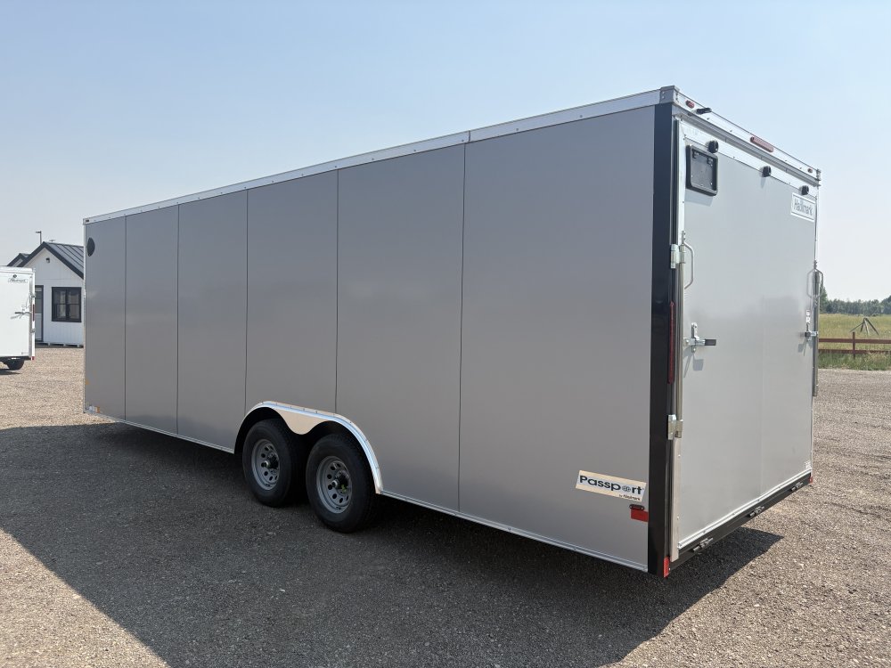 Haulmark 8.5 X 24' 10K cargo trailer, ST225/75R15 Radial tires, spare tire, LED lights