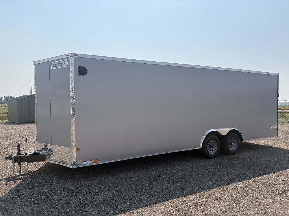 Haulmark 8.5 X 24' 10K cargo trailer, ST225/75R15 Radial tires, spare tire, LED lights