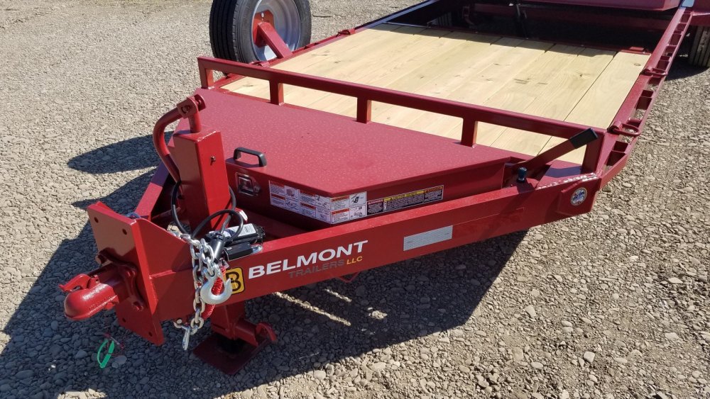 SSTD22-16K Belmont Lo-Pro Gravity Tilt Equipment Trailer, 17.5 rims, 16 ply tires, spare tire, 6' st