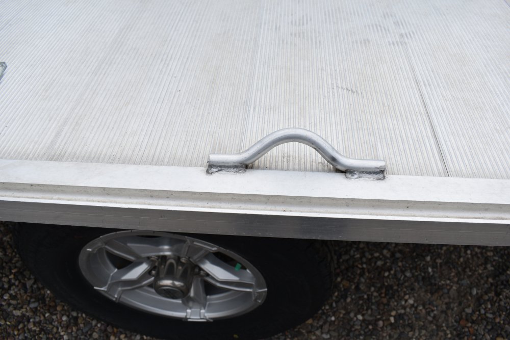 Aluma 88X12 3K 3 place ATV trailer, ST205/75R14 tires, aluminum wheels