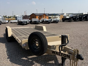 Walton TSX207-20B 14K (85"X20') Bumper pull tilt deck equipment trailer,