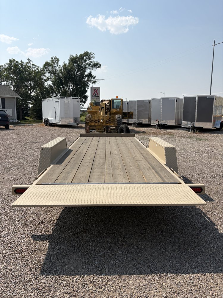 Walton TSX207-20B 14K (85"X20') Bumper pull tilt deck equipment trailer,