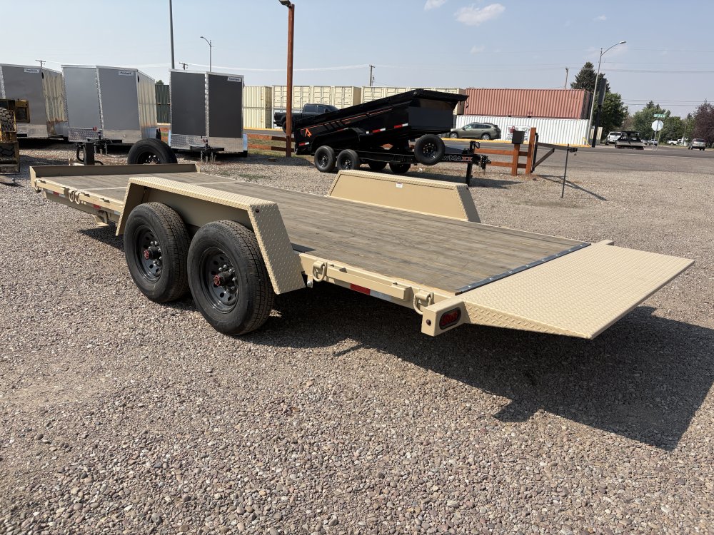 Walton TSX207-20B 14K (85"X20') Bumper pull tilt deck equipment trailer,