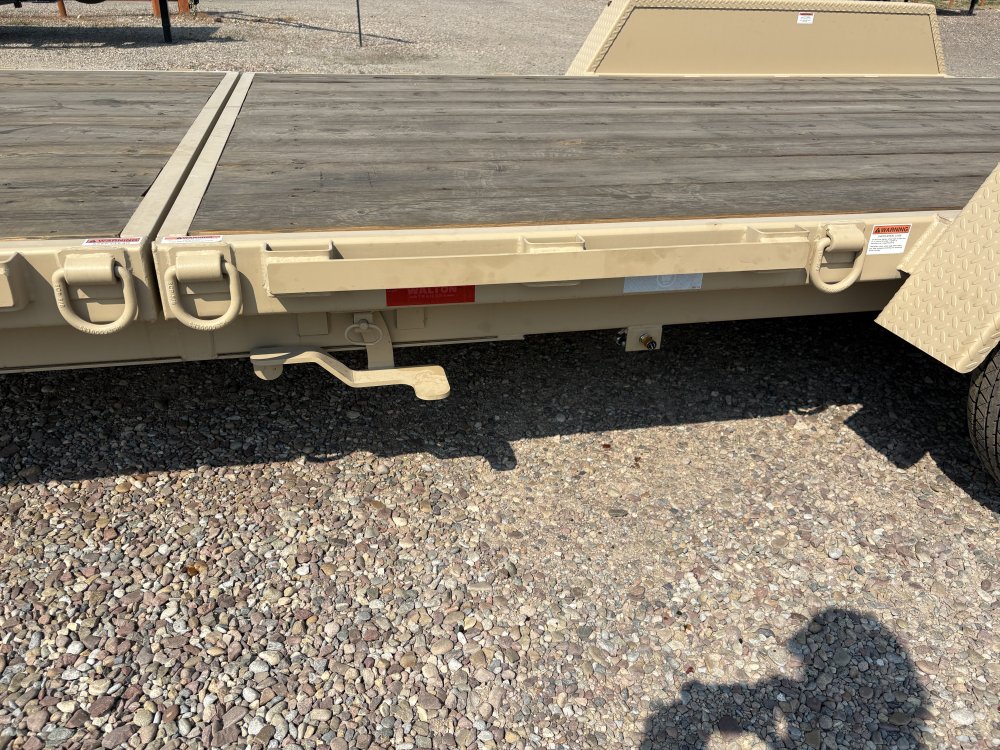 Walton TSX207-20B 14K (85"X20') Bumper pull tilt deck equipment trailer,