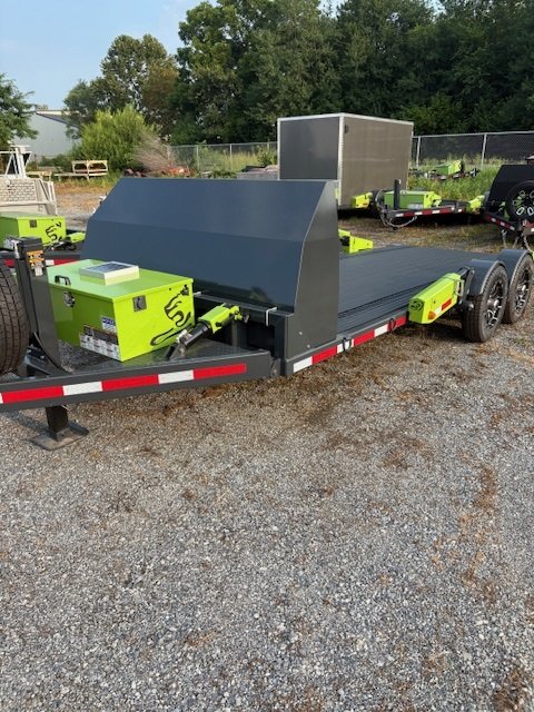 Flat track FTC8018 8K Bumper pull trailer,