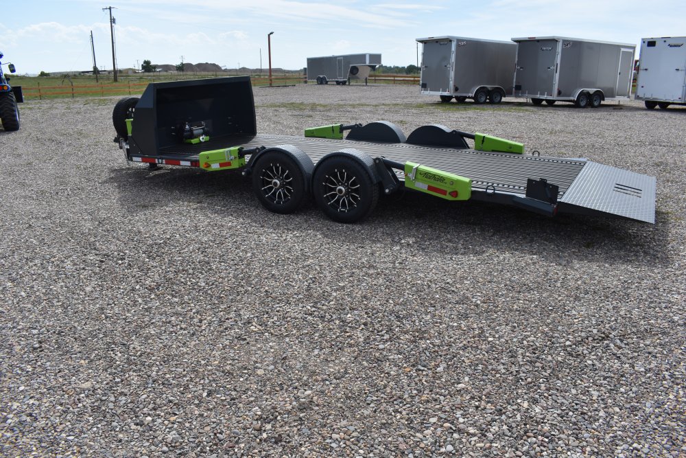 Flat track FTC8318 8K Bumper pull trailer,