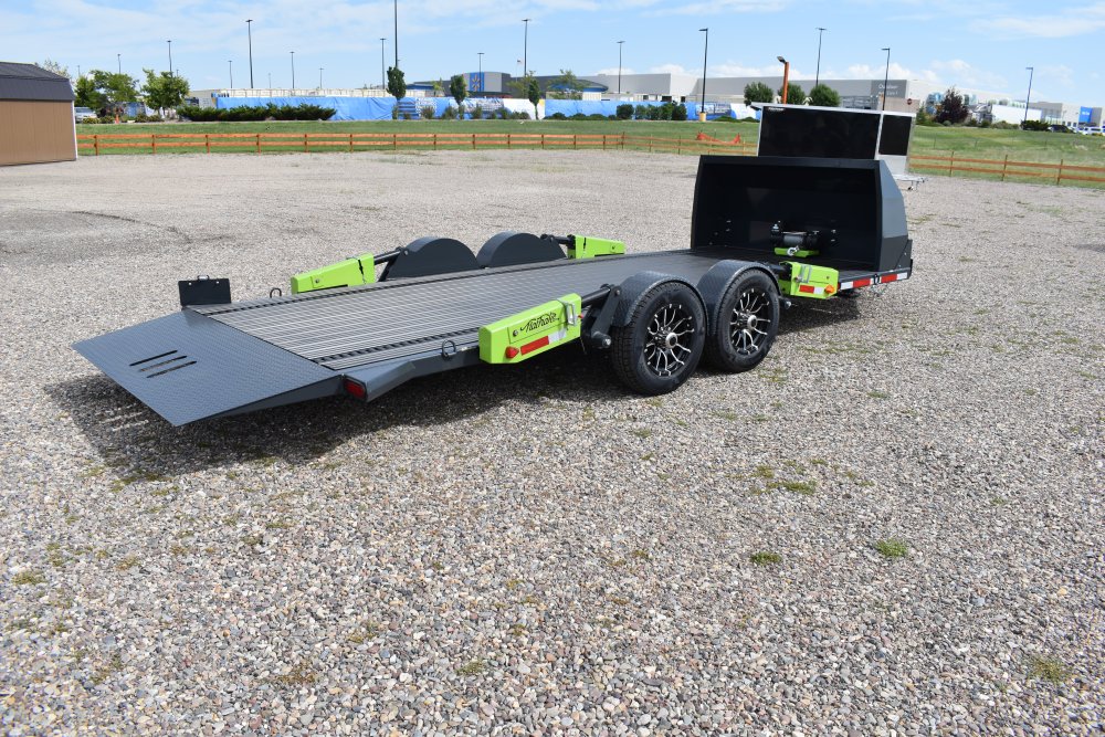 Flat track FTC8318 8K Bumper pull trailer,