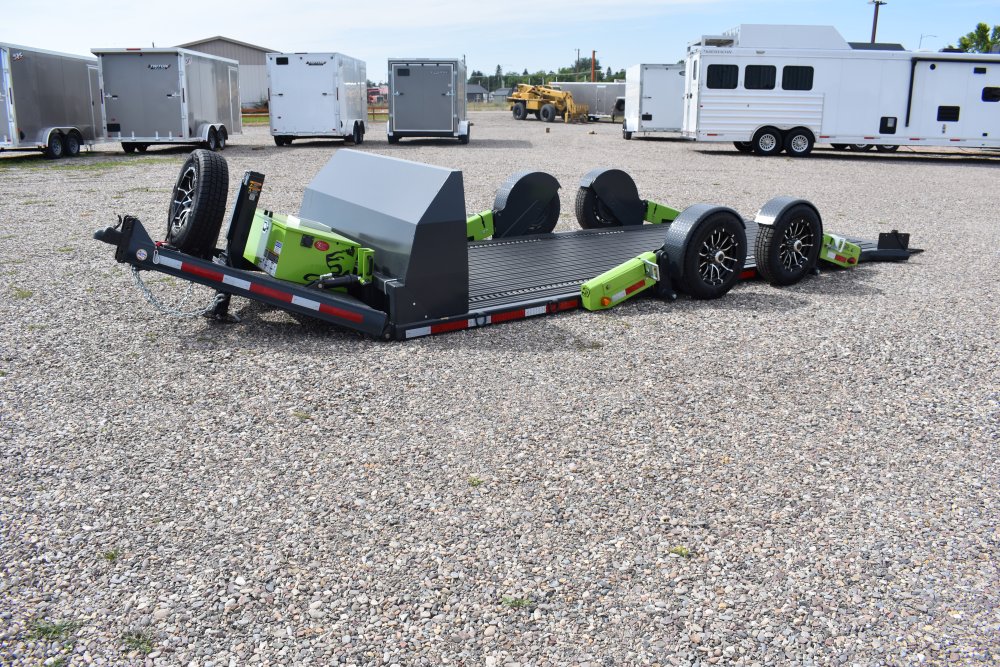 Flat track FTC8318 8K Bumper pull trailer,
