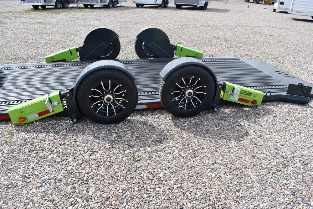Flat track FTC8318 8K Bumper pull trailer,