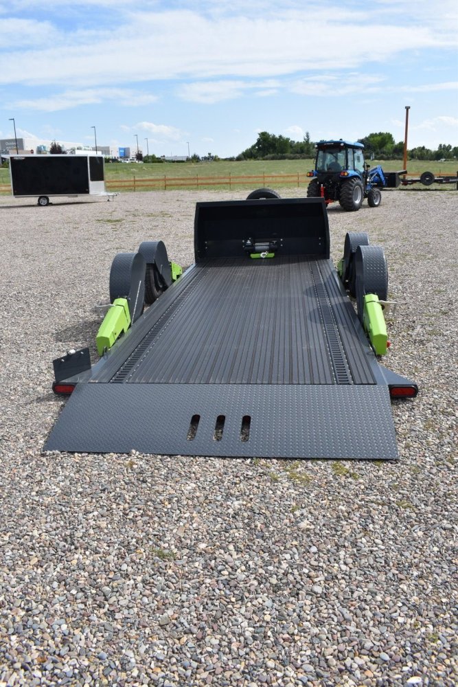 Flat track FTC8318 8K Bumper pull trailer,