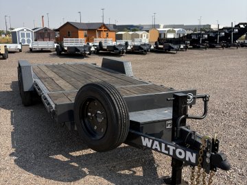 Walton TSX208-20B 16K (85"X20') Bumper pull tilt deck equipment trailer,