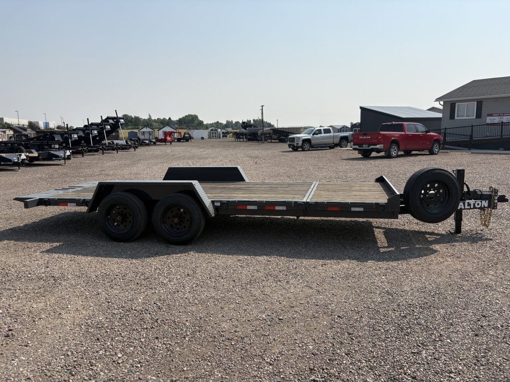 Walton TSX208-20B 16K (85"X20') Bumper pull tilt deck equipment trailer,