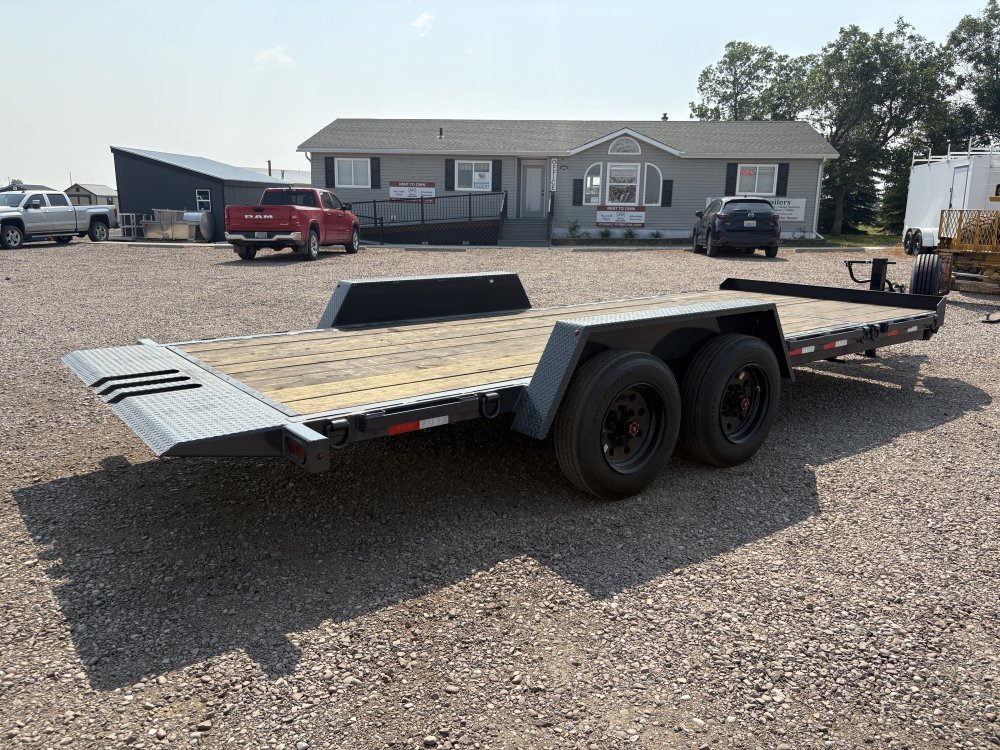 Walton TSX208-20B 16K (85"X20') Bumper pull tilt deck equipment trailer,