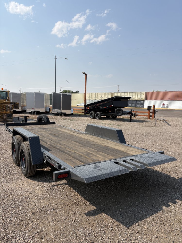 Walton TSX208-20B 16K (85"X20') Bumper pull tilt deck equipment trailer,