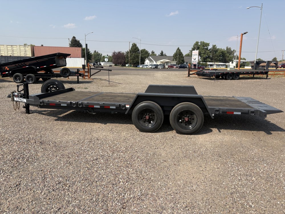 Walton TSX208-20B 16K (85"X20') Bumper pull tilt deck equipment trailer,