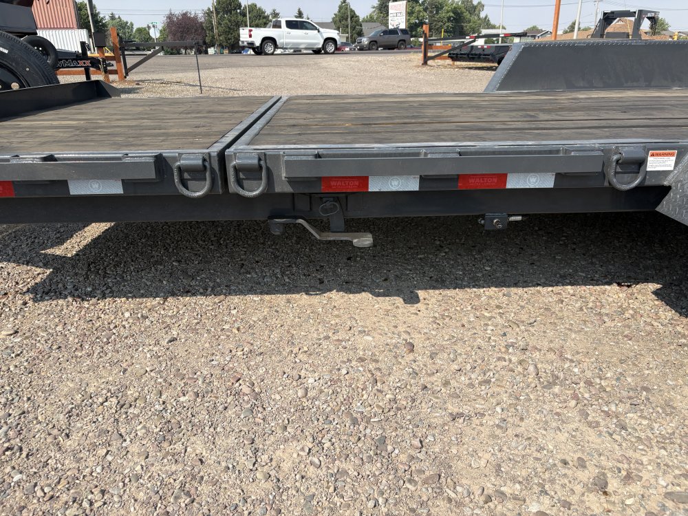 Walton TSX208-20B 16K (85"X20') Bumper pull tilt deck equipment trailer,