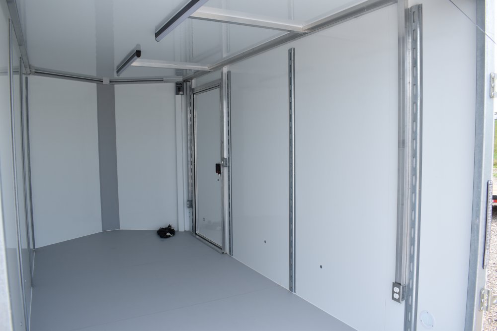 Celltech 7X14 7K Cargo trailer, hot dipped galvanized frame, all steel (celltech metals) panel const