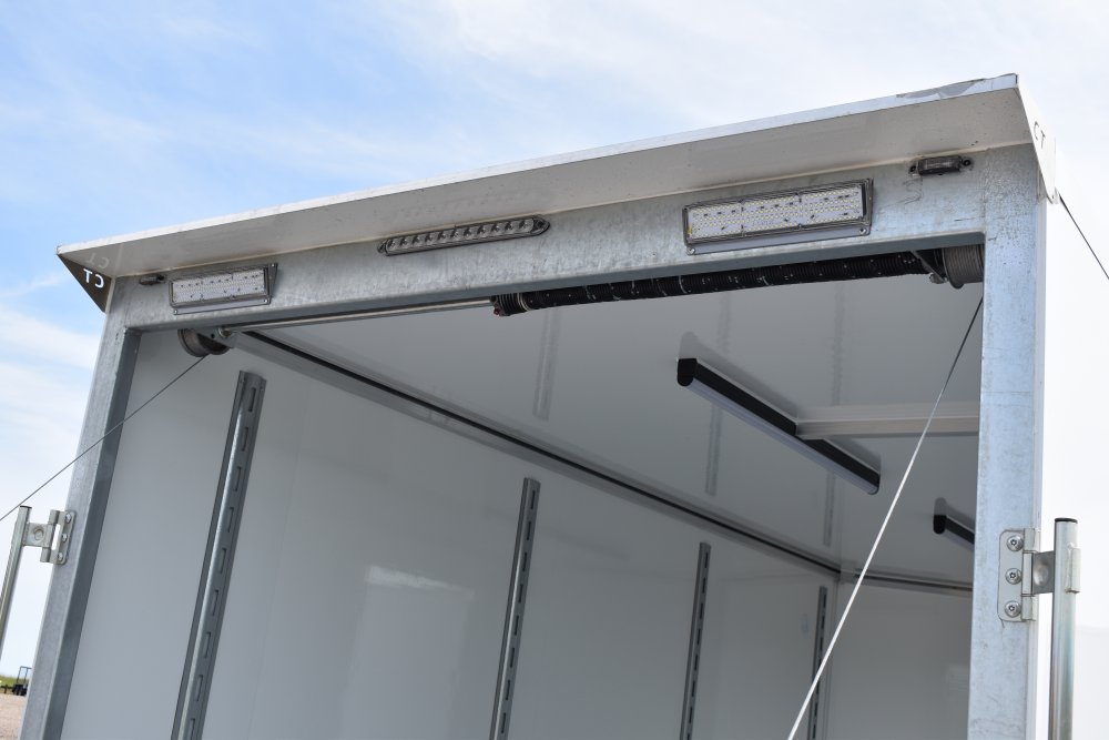Celltech 7X14 7K Cargo trailer, hot dipped galvanized frame, all steel (celltech metals) panel const