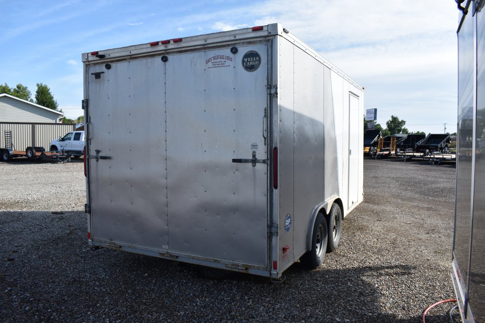 Wells Cargo 8.5x16 10K 2015 Used Cargo Trailer