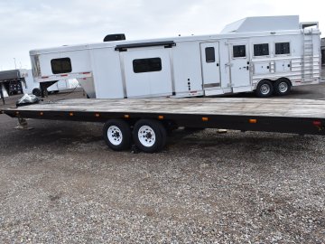 95"x28' 10K Homemade Trailer, built on mobile home frame, winch,