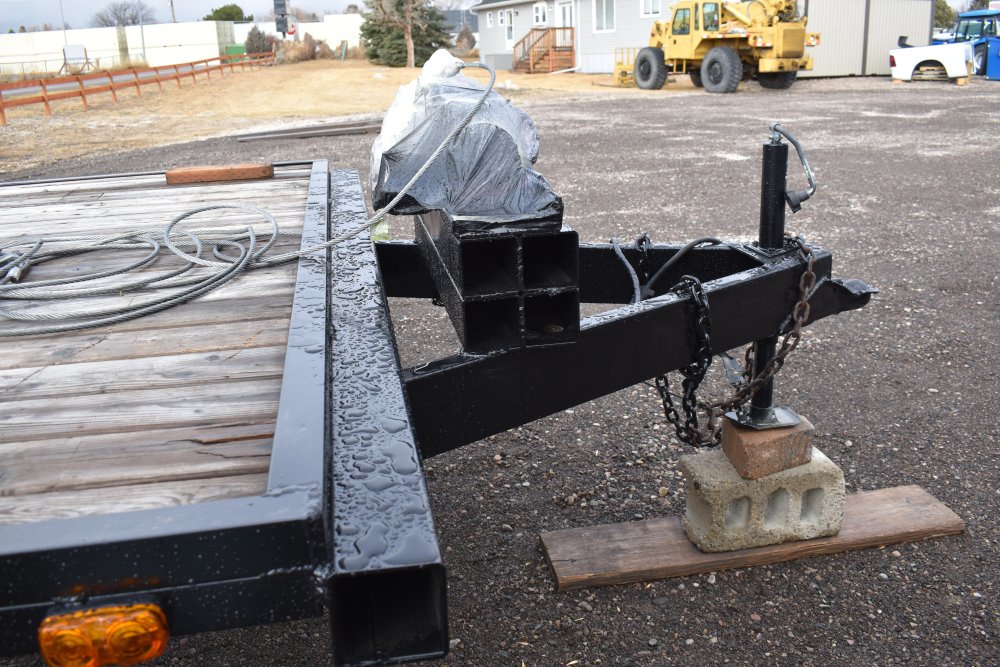 95"x28' 10K Homemade Trailer, built on mobile home frame, winch,