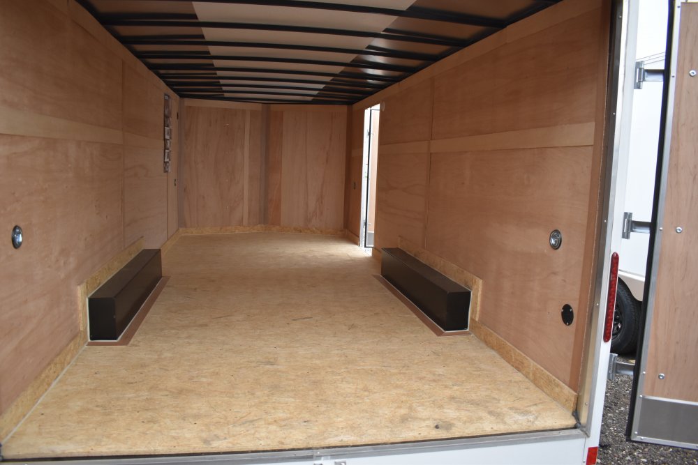 Haulmark cargo trailer, 8.5'x20' 7K, barndoors, side entry door,