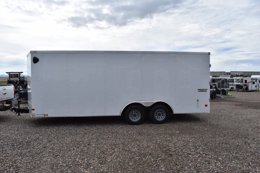 Haulmark cargo trailer, 8.5'x20' 7K, barndoors, side entry door,