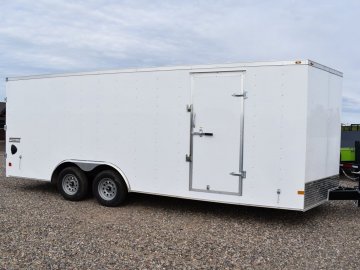 Haulmark cargo trailer, 8.5'x20' 7K, barndoors, side entry door,