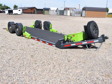 Flattrack FCH8022 -80"x22' 14K By Belmont, knuckled a-frame, Winch (tiger shark 9500) w/wireless rem