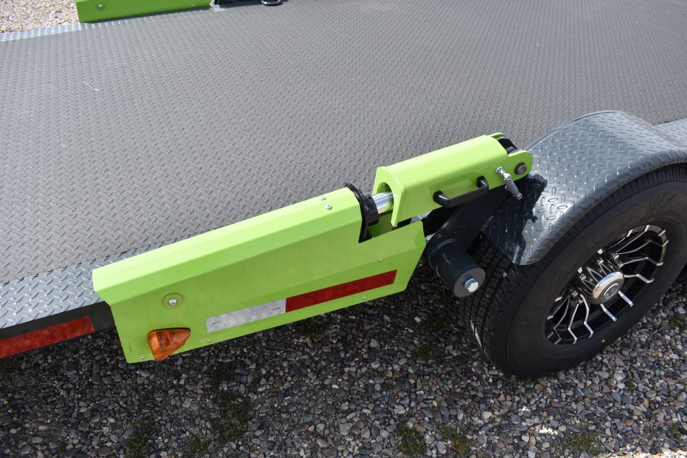 Flattrack FCH8022 -80"x22' 14K By Belmont, knuckled a-frame, Winch (tiger shark 9500) w/wireless rem