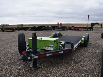 Flattrack FCH8022 -80"x22' 14K By Belmont, knuckled a-frame, Winch (tiger shark 9500) w/wireless rem