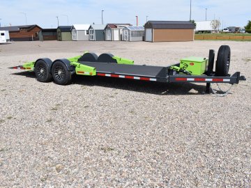 Flattrack FCH8022 -80"x22' 14K By Belmont, knuckled a-frame, ST235/80R16 "E" tires, aluminum wheels