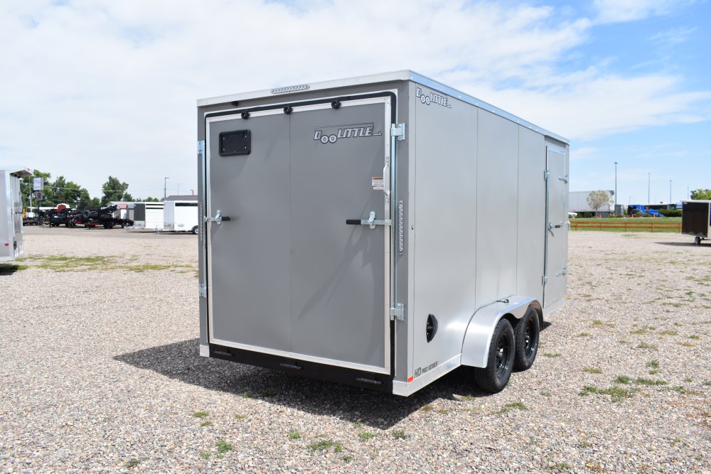 Doolittle 7X16 7K Enclosed cargo trailer, rear ramp door,