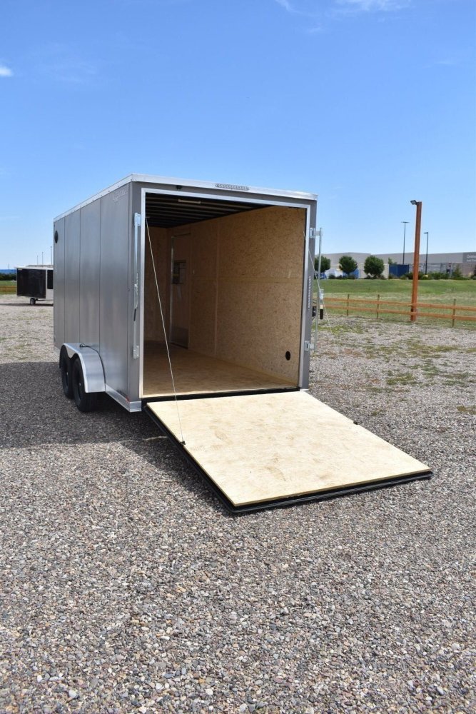 Doolittle 7X16 7K Enclosed cargo trailer, rear ramp door,