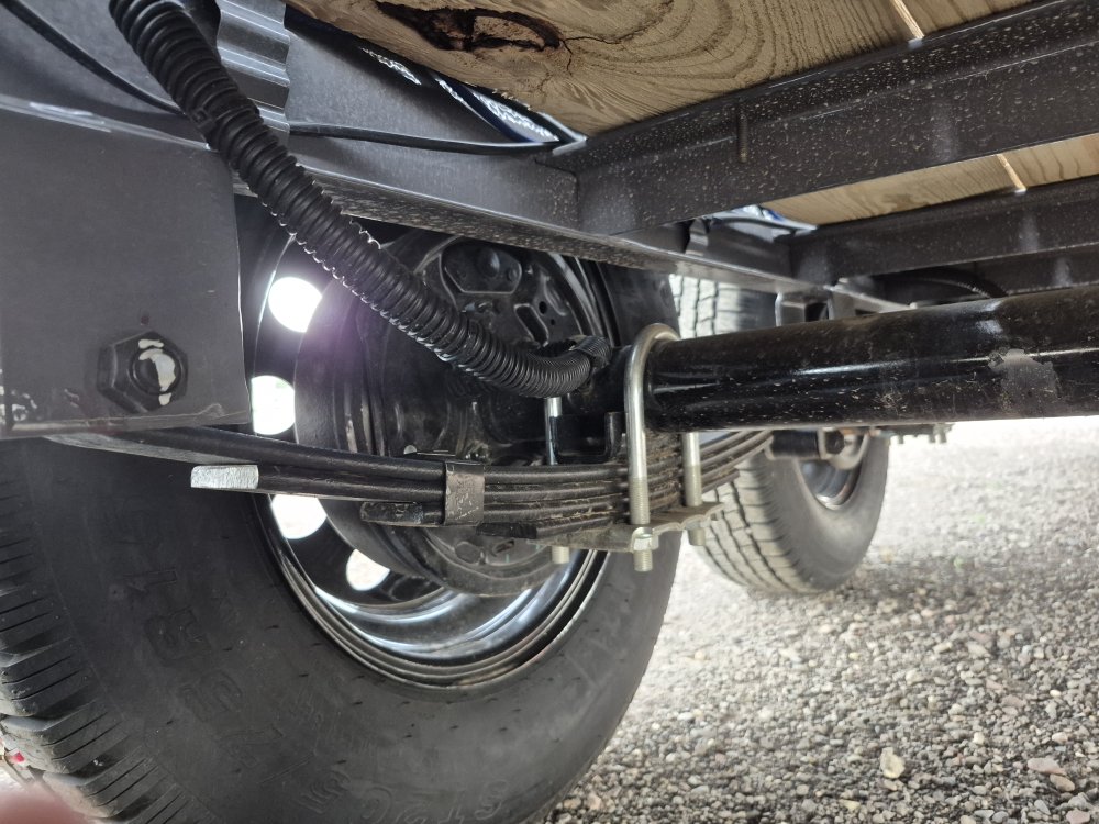 RawMaxx 83"X16' 7K Tube top utility trailer,4' flip mesh ramp, LED lights