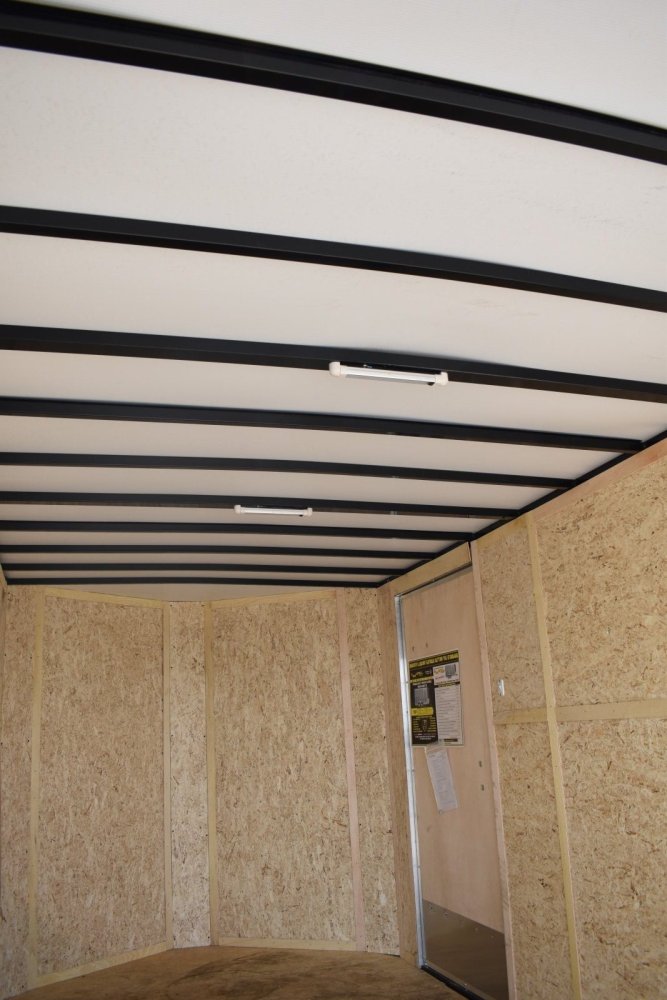 Doolittle 7X14 7K Enclosed cargo trailer, rear ramp door, 2-tone