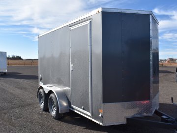 Haulmark 6'X12' 7K cargo trailer, ST205/75R15 Radial tires, spare tire