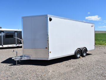 Triton Cargo Trailer NXT 8.5x18 10K ramp door, recessed slide track system full lengths w/4 d rings,