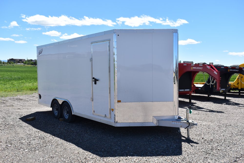 Triton Cargo Trailer NXT 8.5x18 10K ramp door, recessed slide track system full lengths w/4 d rings,